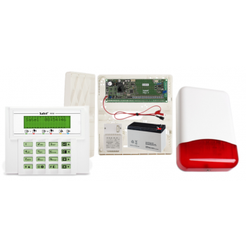 ZESTAW ALARMOWY SATEL VERSA 15 + VERSA-LCD-GR + OPU-4P + SYRENA TI700